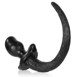 Oxballs Plug Queue Puppy Tail Pug 8 x 4.4cm Noir